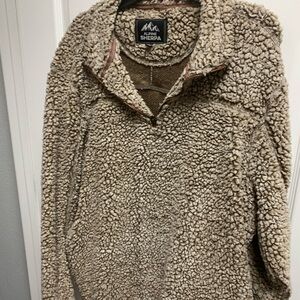 Alpine Sherpa Tan Fleece Jacket